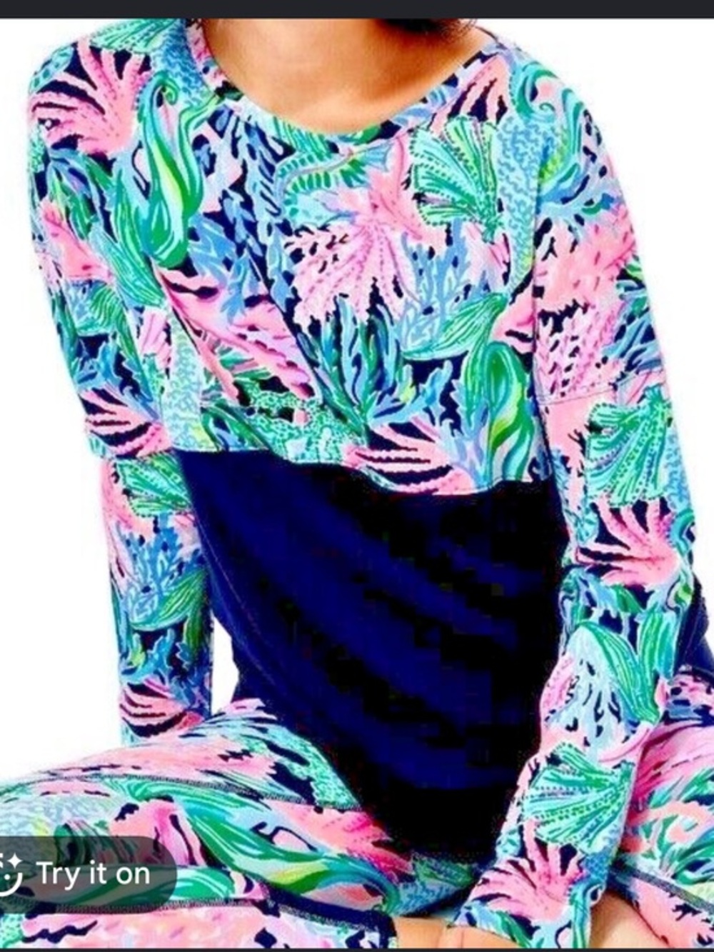 Lilly Pulitzer woman’s long sleeve top - large